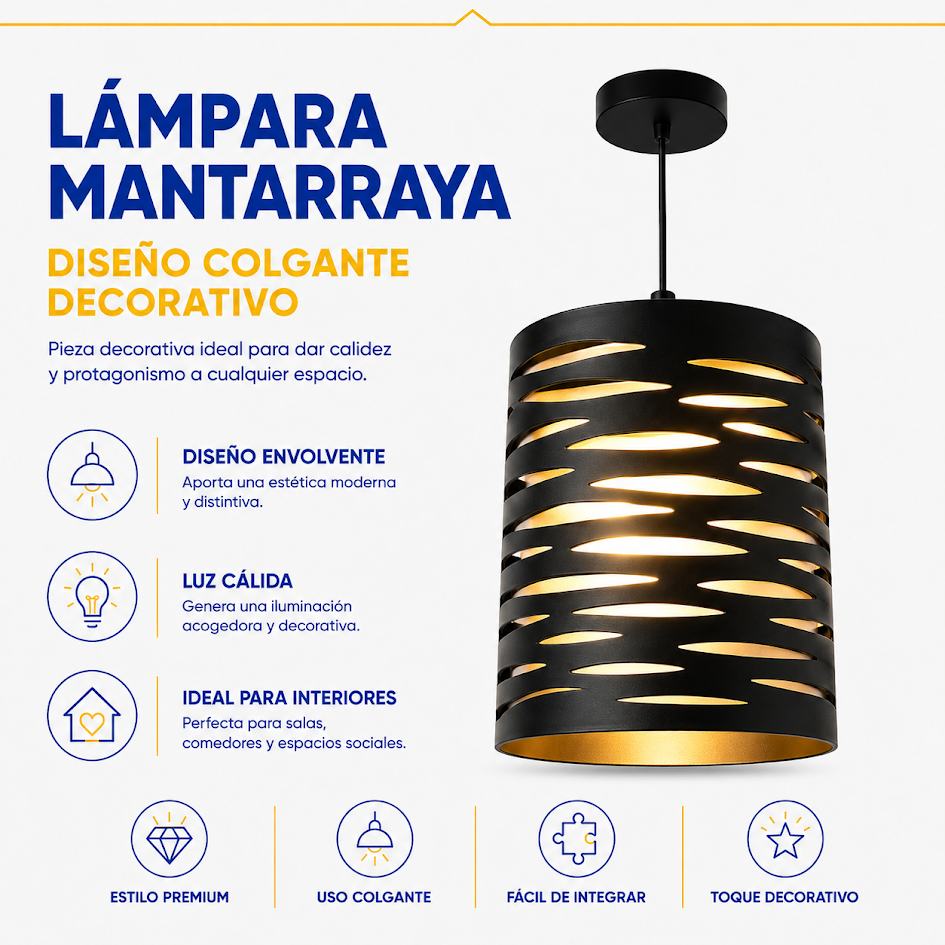 Lámpara Mantarraya