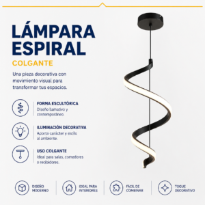 Lámpara Espiral