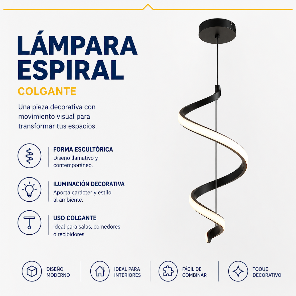 Lámpara Espiral