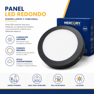 Bala de sobreponer de 18W luz blanca