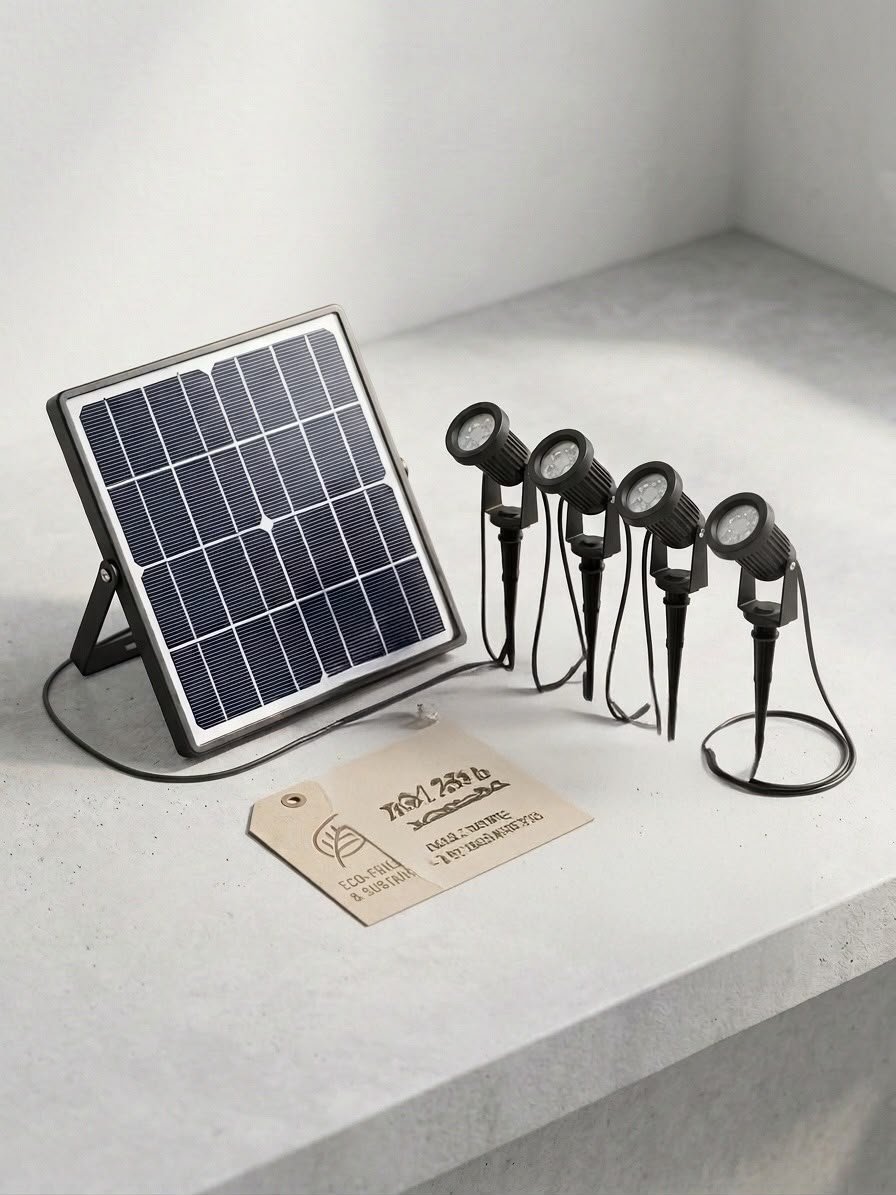 Kit de 4 estacas solares para jardines - Image 2
